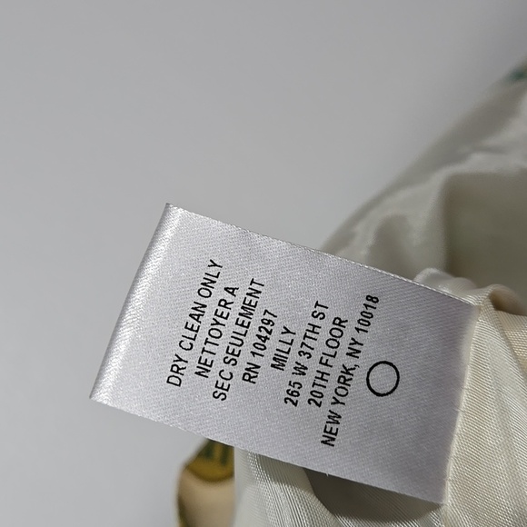 Milly New York Green and Gold Silk Sundress Sleeveless Mini 2 - Picture 5 of 9